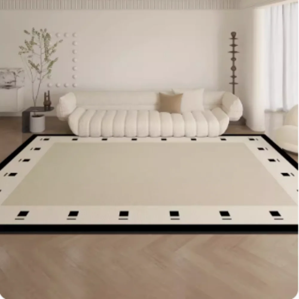 French Simple Living Room Carpet Home Decoration Full Spread Sofa Coffee Table Blanket Bedroom Study Cloakroom Floor Mat