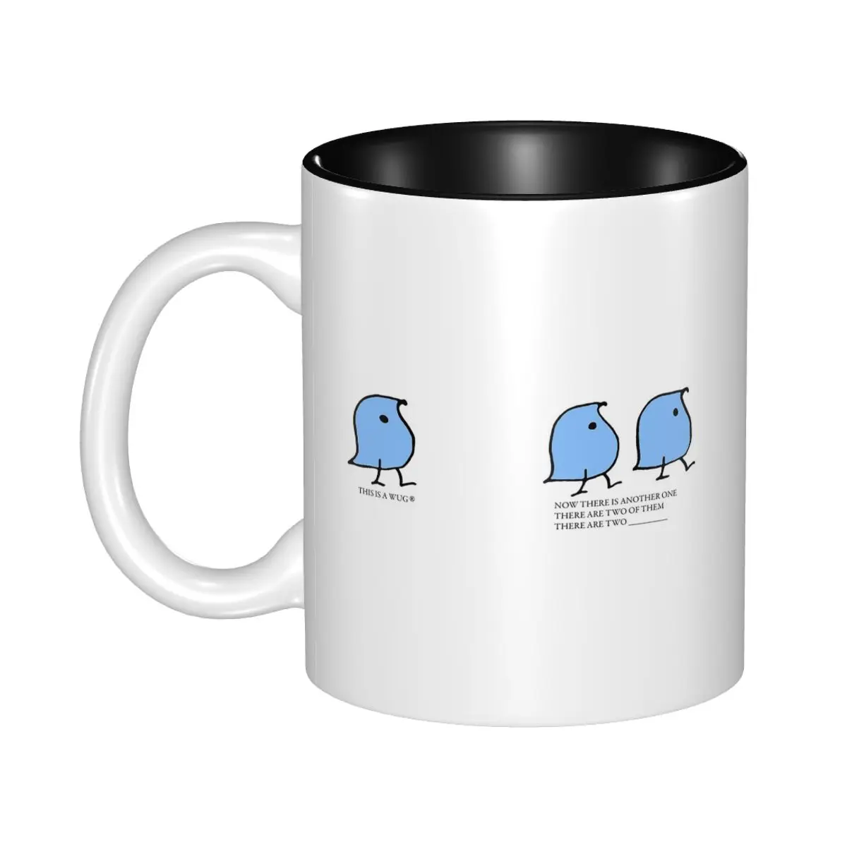 Original Wug(R) Test Mug Funny Ceramic Coffee Cups Tea Mugs Milk Cup Drinkware Gift for Friends