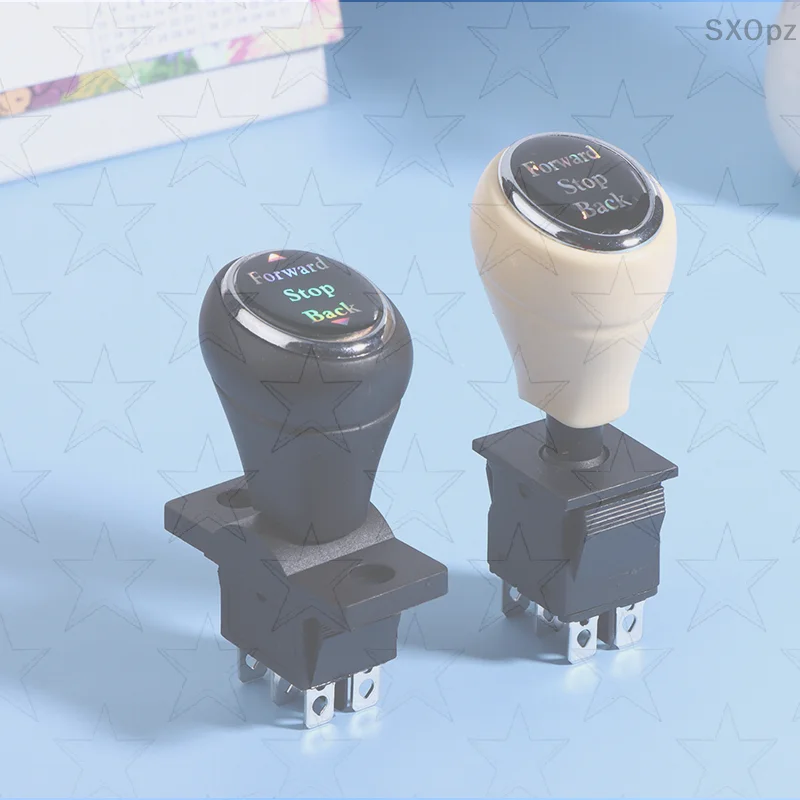 6Pin ON-OFF-ON Children's Electric Vehicle Baby Carriage Car Toggle Switch Push Handle Forward And Backward Stop Handle Pedal