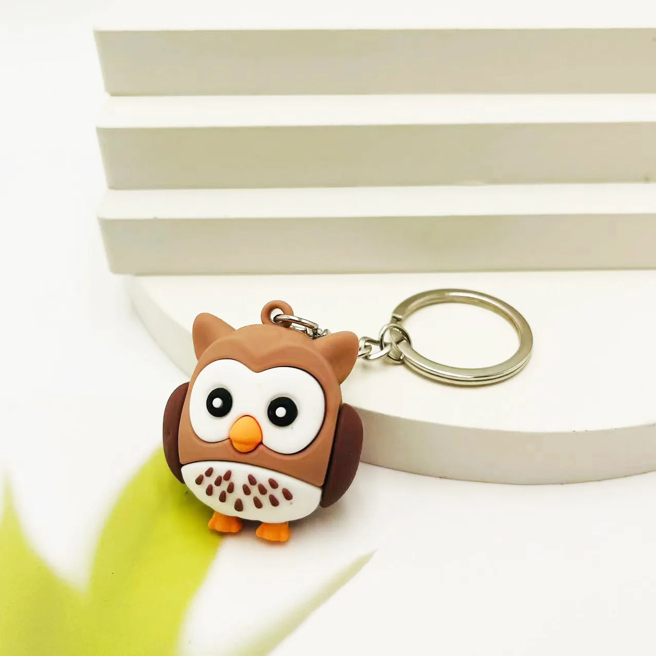 New keychain creative owl cute animal key pendant pendant student gift