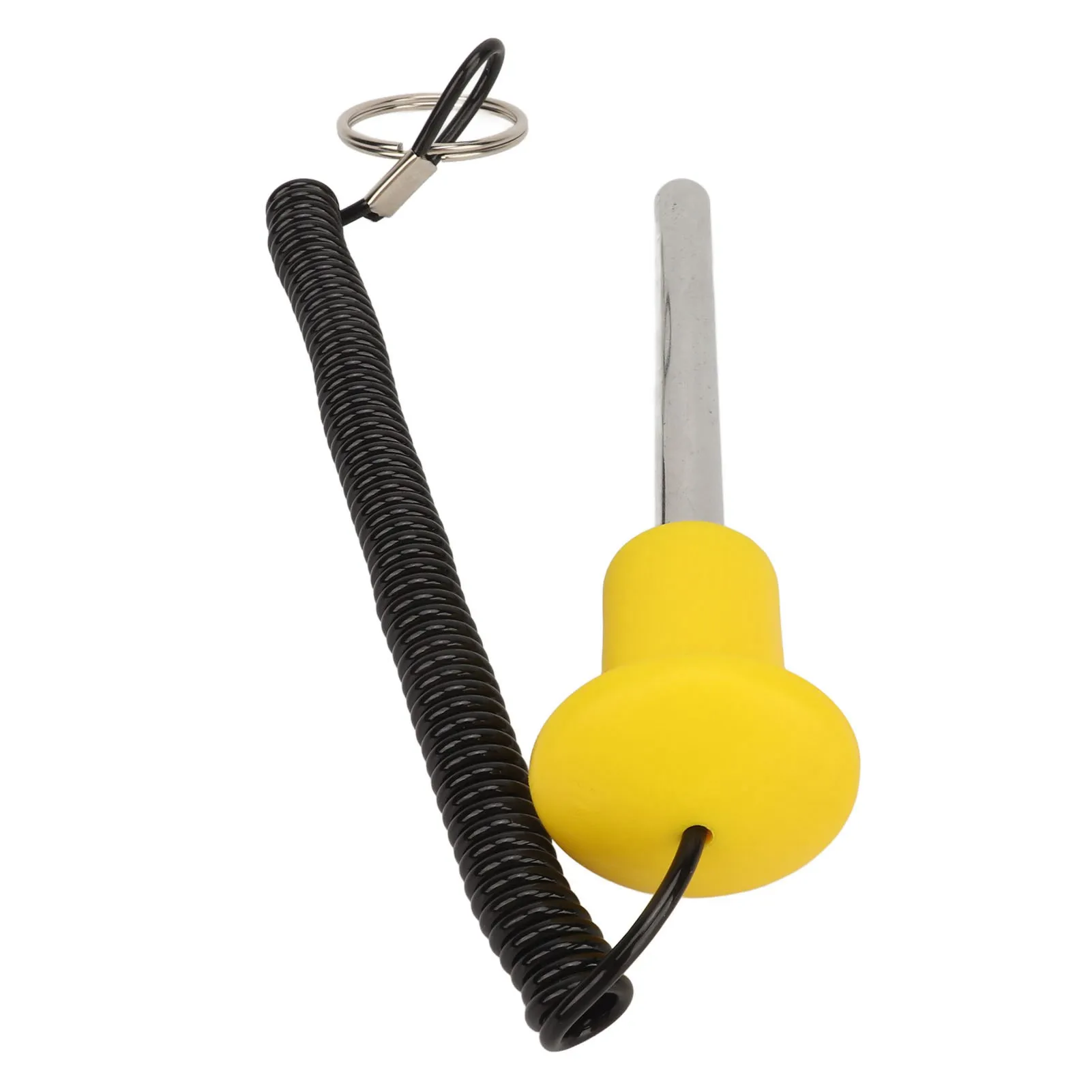 New 1Pc Detent Hitch Pin Comfortable Handle Magnetic Portable Gym Weight Stack Pin Easy Operate Iron with Lanyard for Fitness