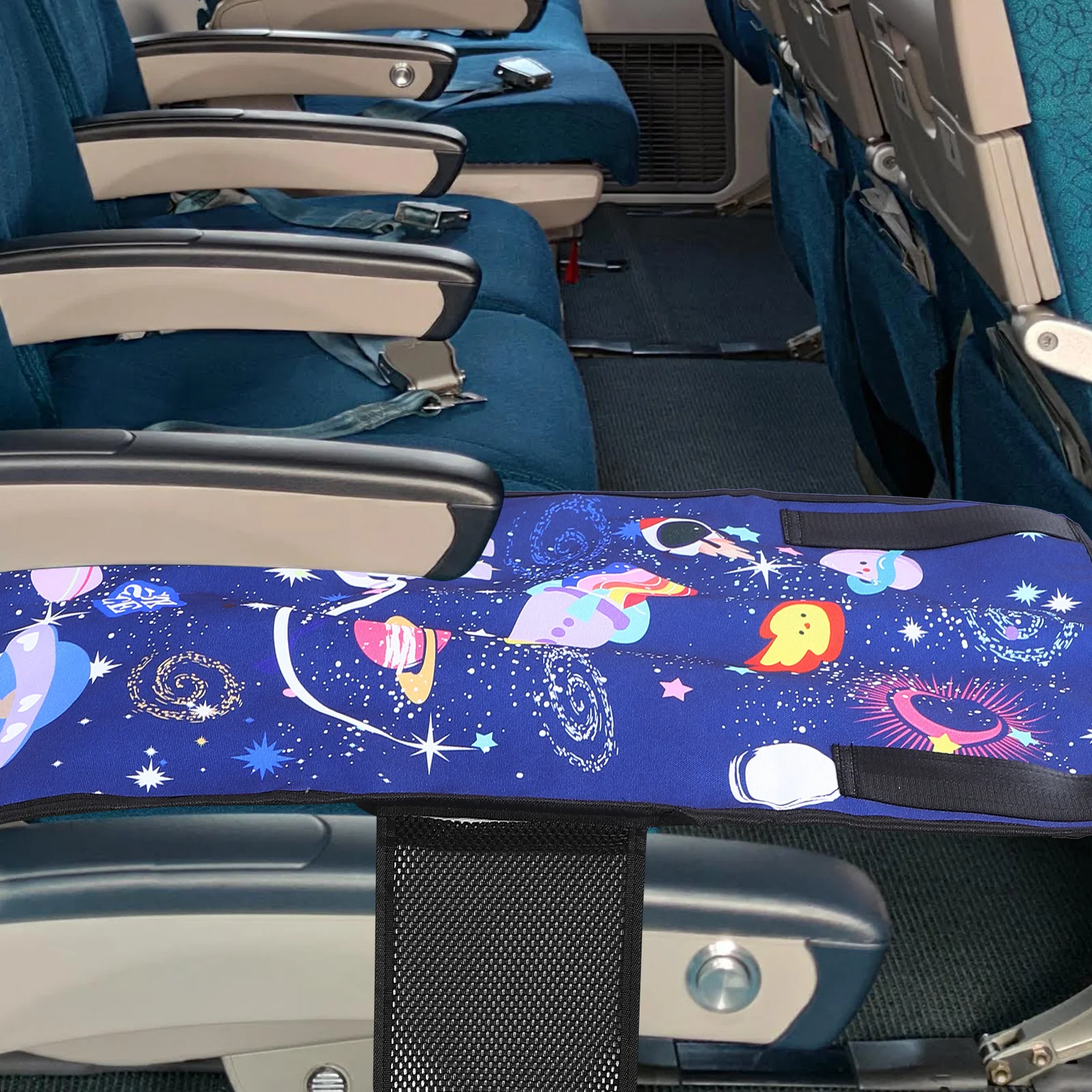 

Kids Airplane Footrest Toddler Seat Extender Travel Bed Airplane Seat Extender for Kids Comfortable Toddler Bed Plane Travel