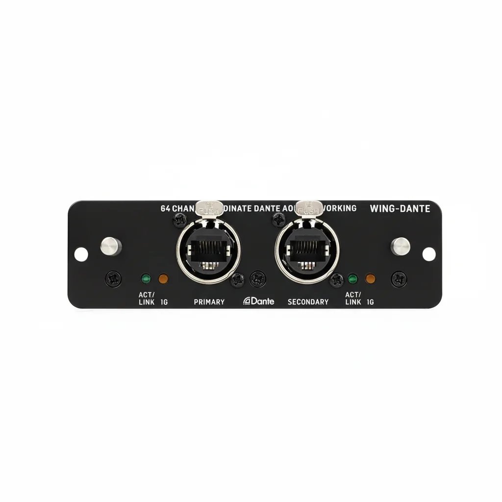 WING-DANTE 64-Channel Internal Dante Expansion Card with 10/100/1000Mbps Transmission Rate