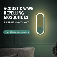 Ultrasonic Mosquitoes Repeller Led Night Light Bugs Killers Outdoor Indoor Electric Night Lamp Fly Trap Bugs Capture Killers