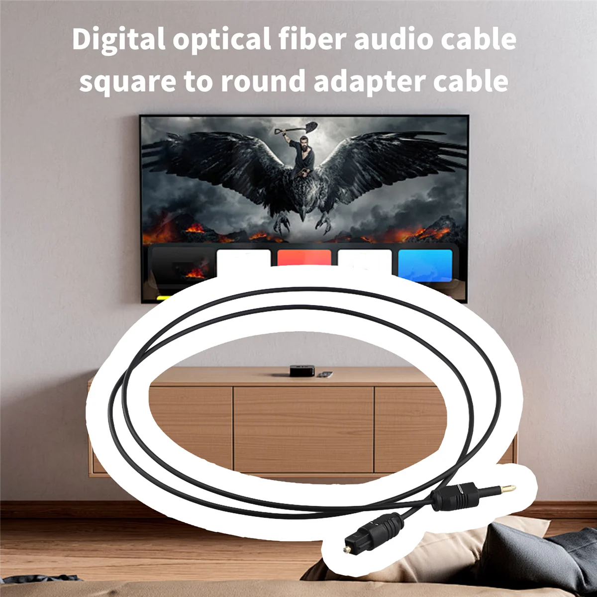 

1 м 3 фута Toslink к мини-штекеру 3,5 мм цифровой оптический аудиокабель SPDIF позолоченный TQ