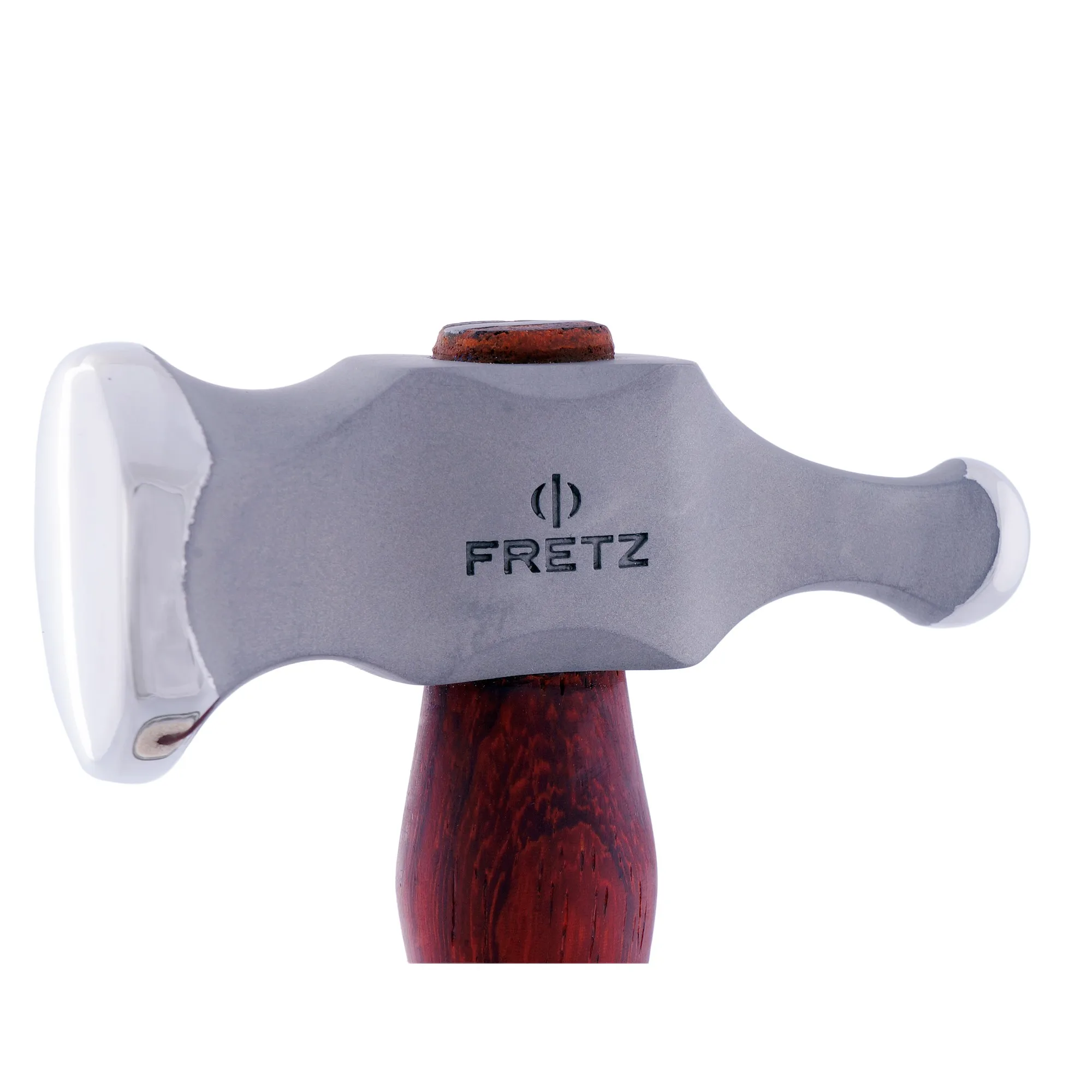 Fretz HMR-20 Heavy Chasing Hammer 32mm Flat Face & 13.5mm Ball Pein for Chiseling Riveting Peening Jewelry Work