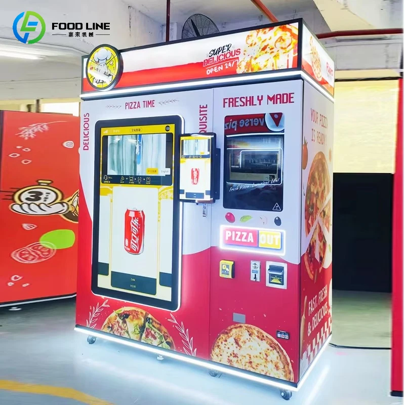 FL Customized Top Seller Stonebaked Pizza Vending Machine Food Vending Machine with Credit Card and Coin Payment System