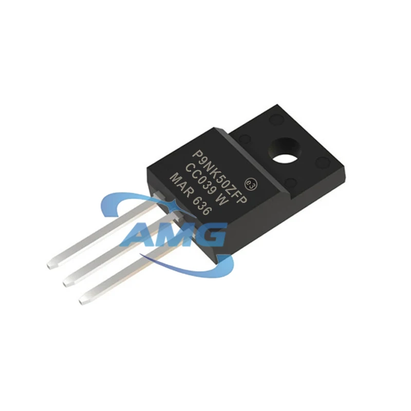 10PCS STP9NK50ZFP P9NK50ZFP 500V 7.2A in-line TO-220F FET
