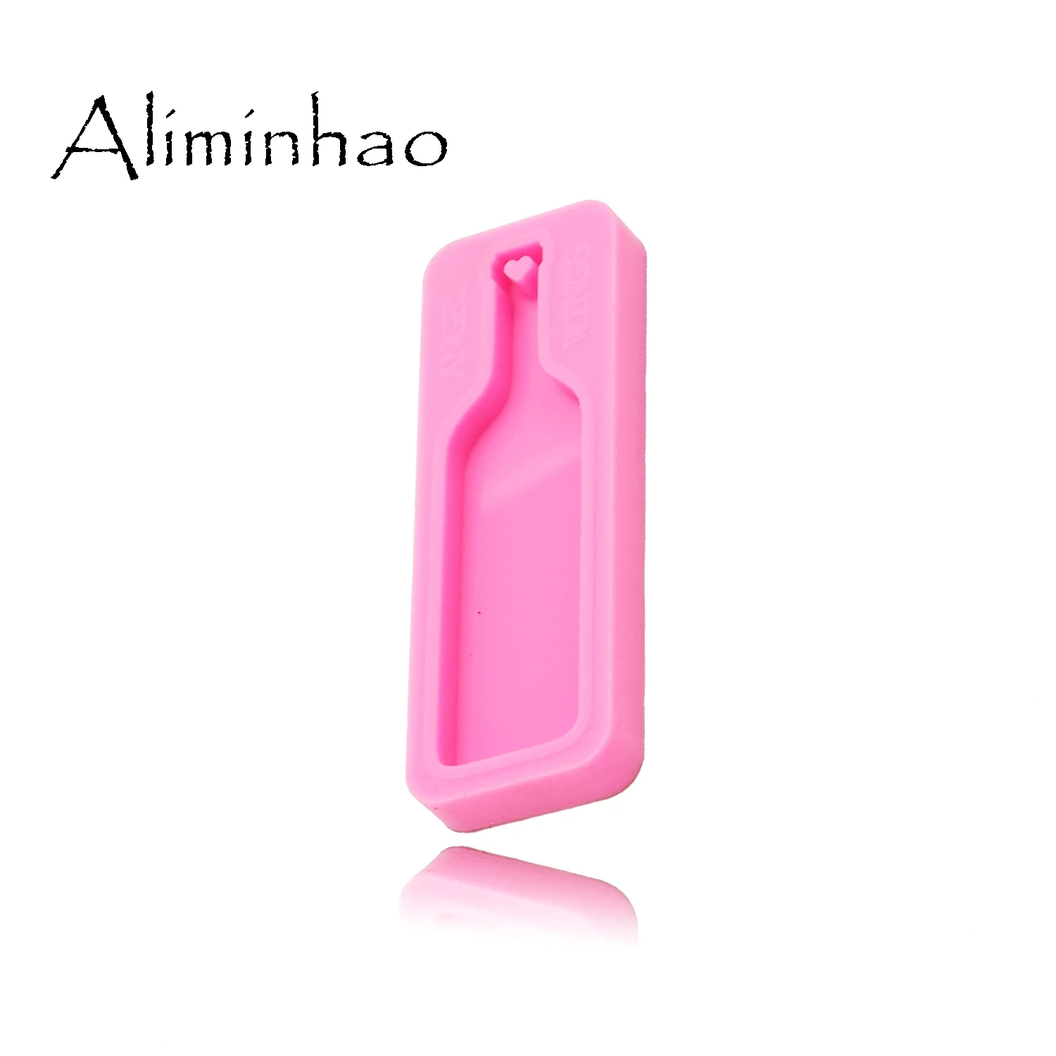 DY0190 Shiny tumbler mold Silicone Molds DIY epoxy mould silicon Resin Crafting molds for Wine bottle shape keychains Mold