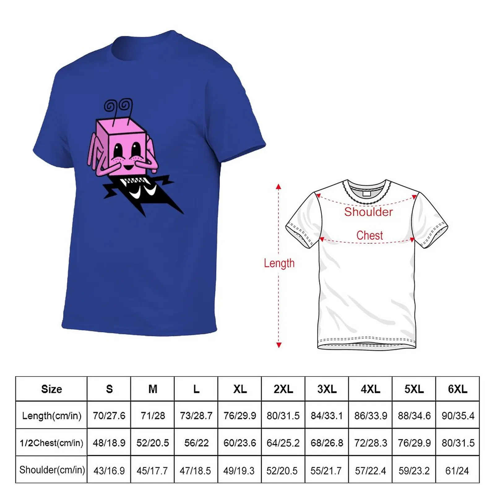 Mischievous Cube Ant T-Shirt blanks quick-drying oversized Short sleeve tee designer t shirt men