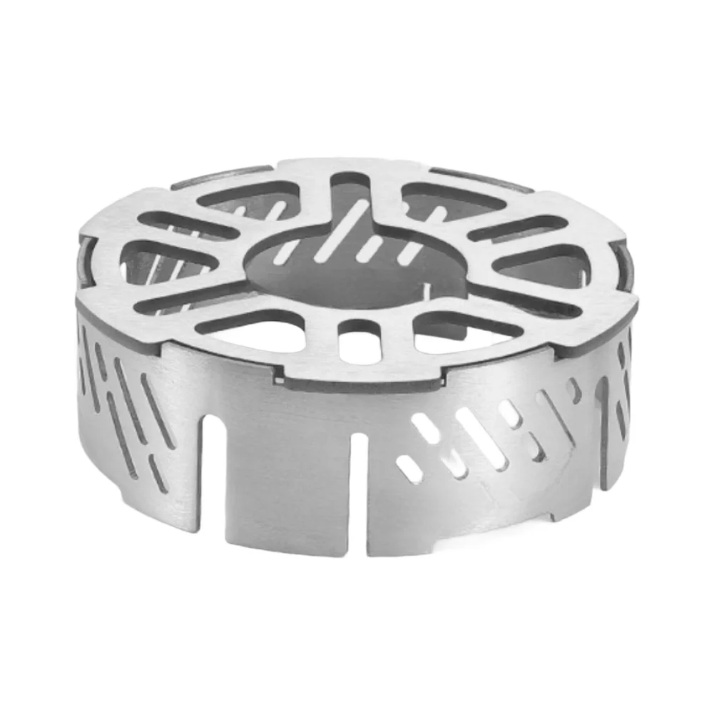 Stainless Steel Wind Barrier Ring for Camping Stoves Designed to Increase Stability and Reduce Flame Fluctuation For Outdoors