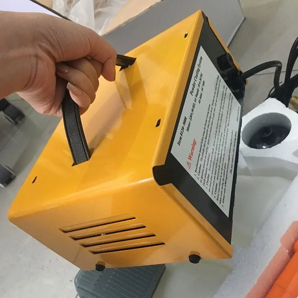 Портативный новый стартовый порошок, спрей для краски, электростатическое покрытие, бункер, алюминиевая подложка для тестовой системы, основной двигатель