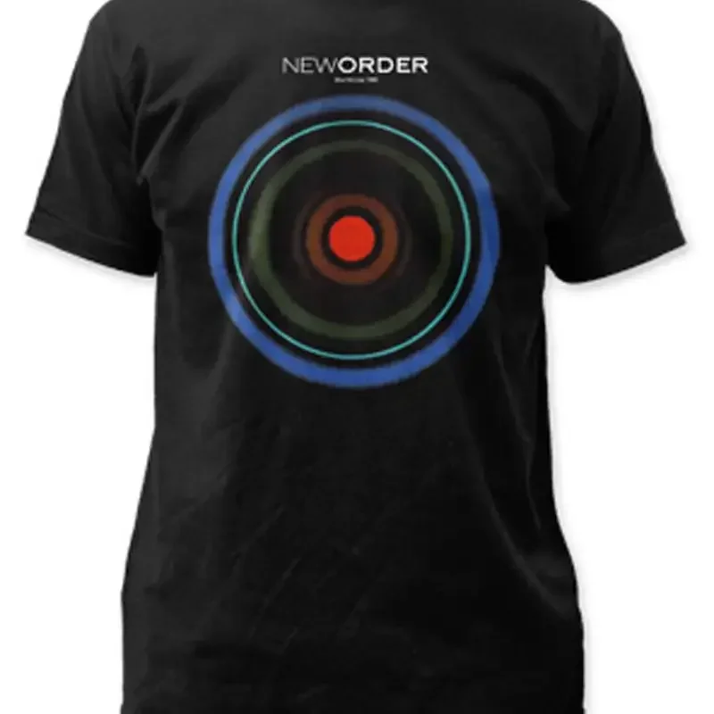 New Order Blue Monday 3X Black T Shirt