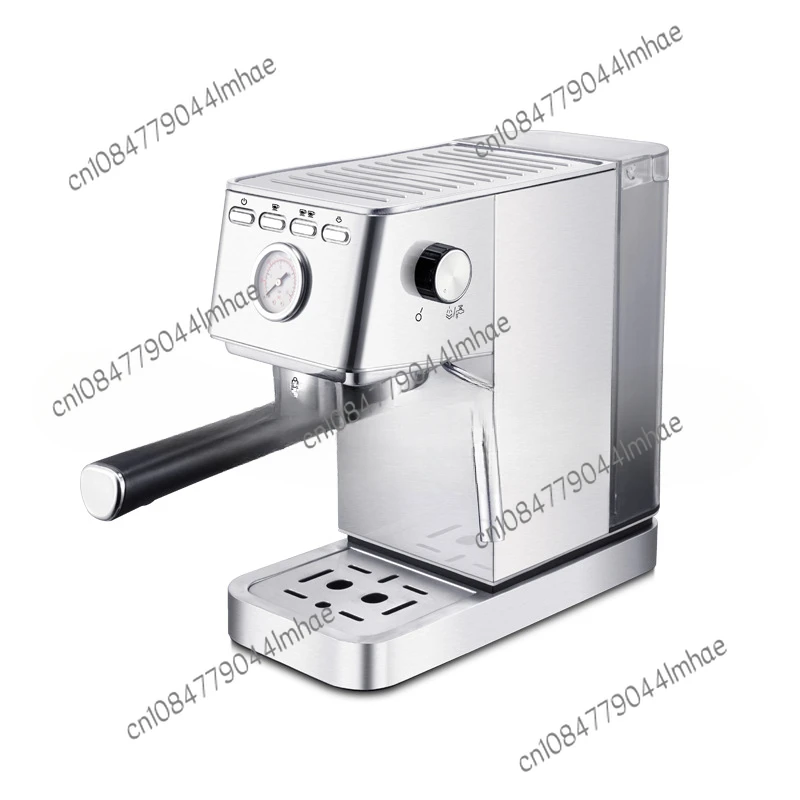 

15bar Semi-Automatic Coffee Maker Stainless Steel Body with Pressure Gauge for Milk Frothing