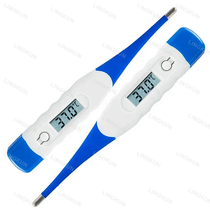 Portable Precision Clinical Fever Temperature for Adult Children People Human Medical Electronics TPR Silicone Waterproof Probe