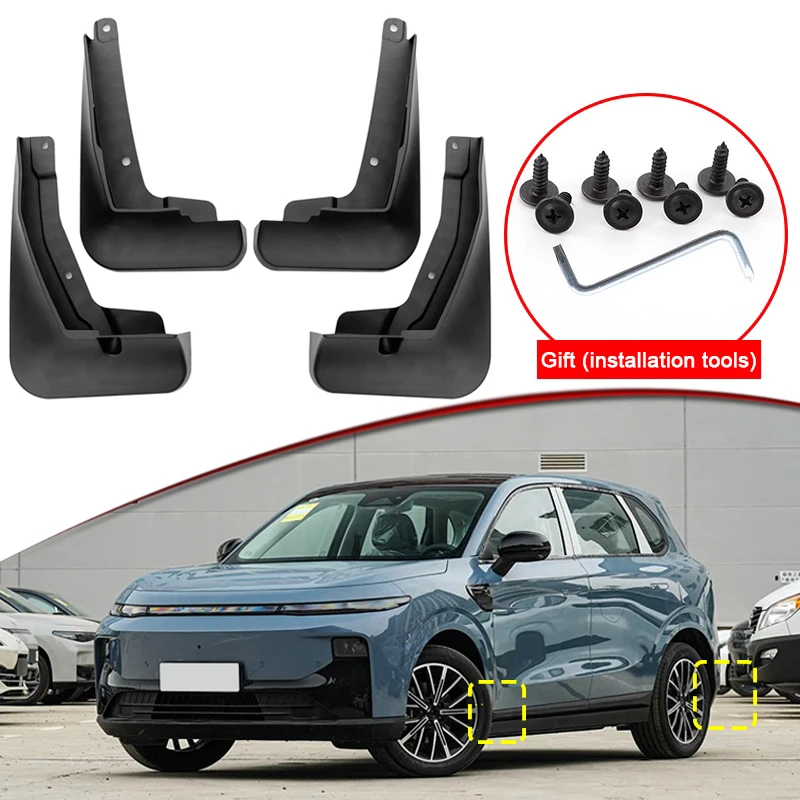 

Car Styling For Leapmotor B10 2025 2026 2027 ABS Car Mud Flaps Splash Guard Mudguards MudFlaps Front Rear Fender Auto Accessory