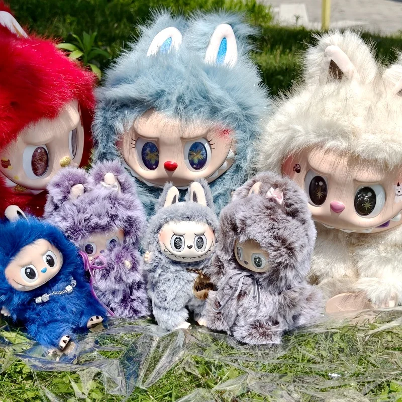 

In Stock 38cm Labubu V3 Id Replica Zimomo Angel Big Energy Head Creative And 17cm Diy Figure Vinyl Doll Collecte Kid Toys Gifts