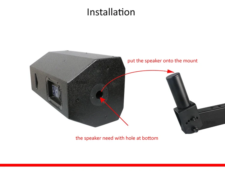 SW-H10 60 кг сильная настенная вешалка для динамика с выдвижным кронштейном, регулировка наклона, стальной, белый, черный