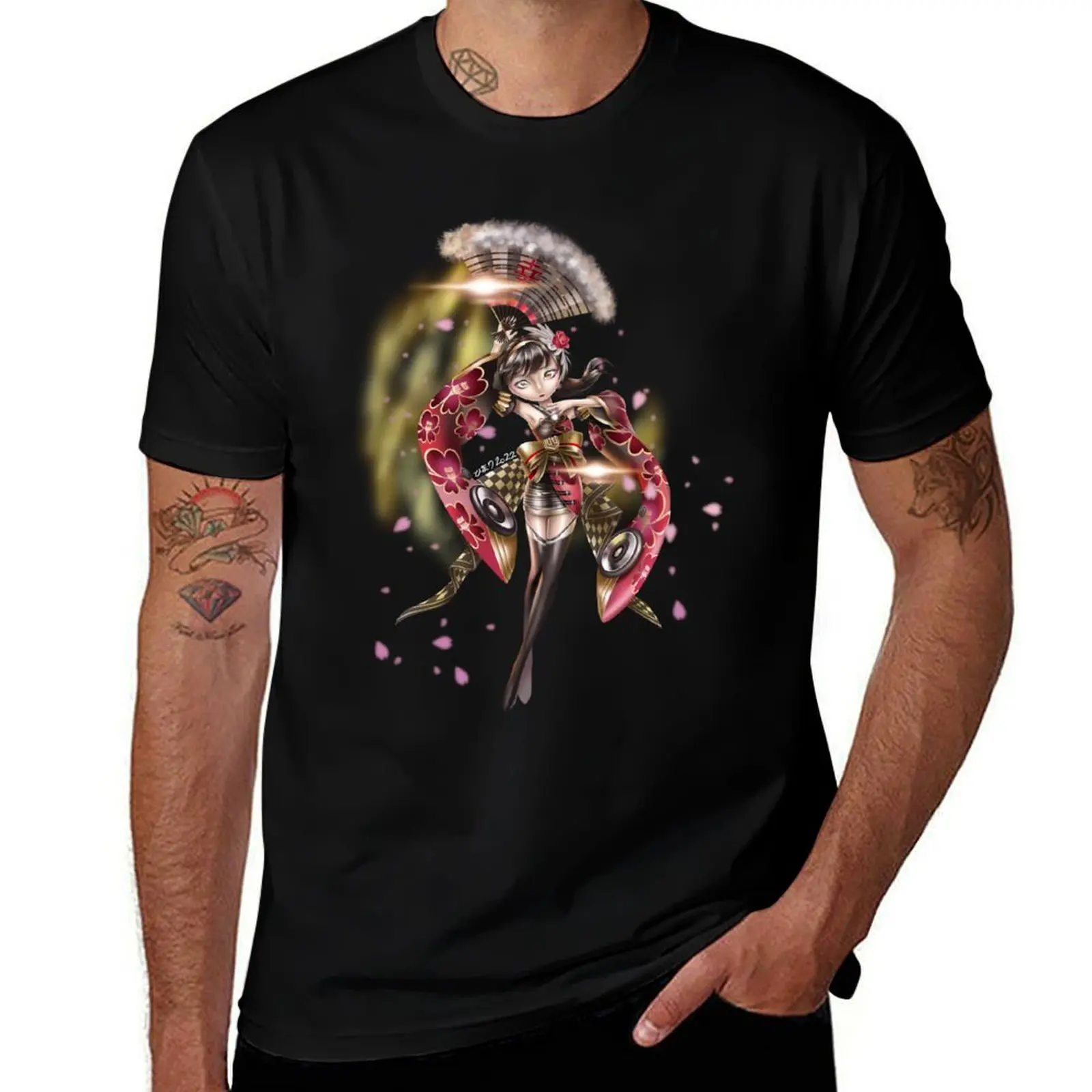 vocaloid-沖子-ファンアート-tシャツ-メンズ-tシャツ-コットン-メンズ-tシャツ-高級メンズ-tシャツ-コットン-100-tシャツ