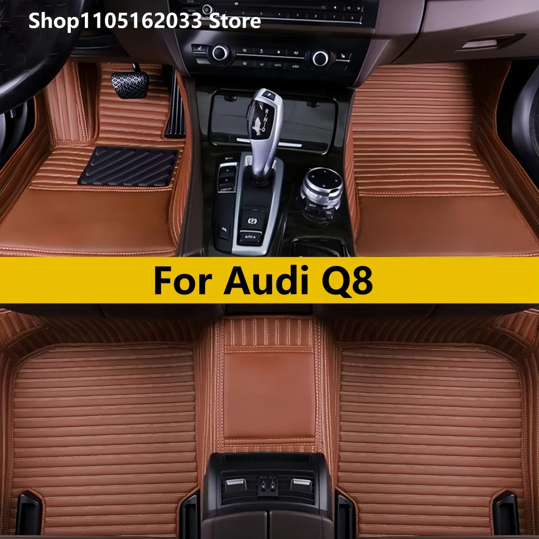 

Custom Car Floor Mats For Audi Q8 Sportback e-tron 2023 2024 2025 2026 Auto Carpets Foot Coche Accessorie