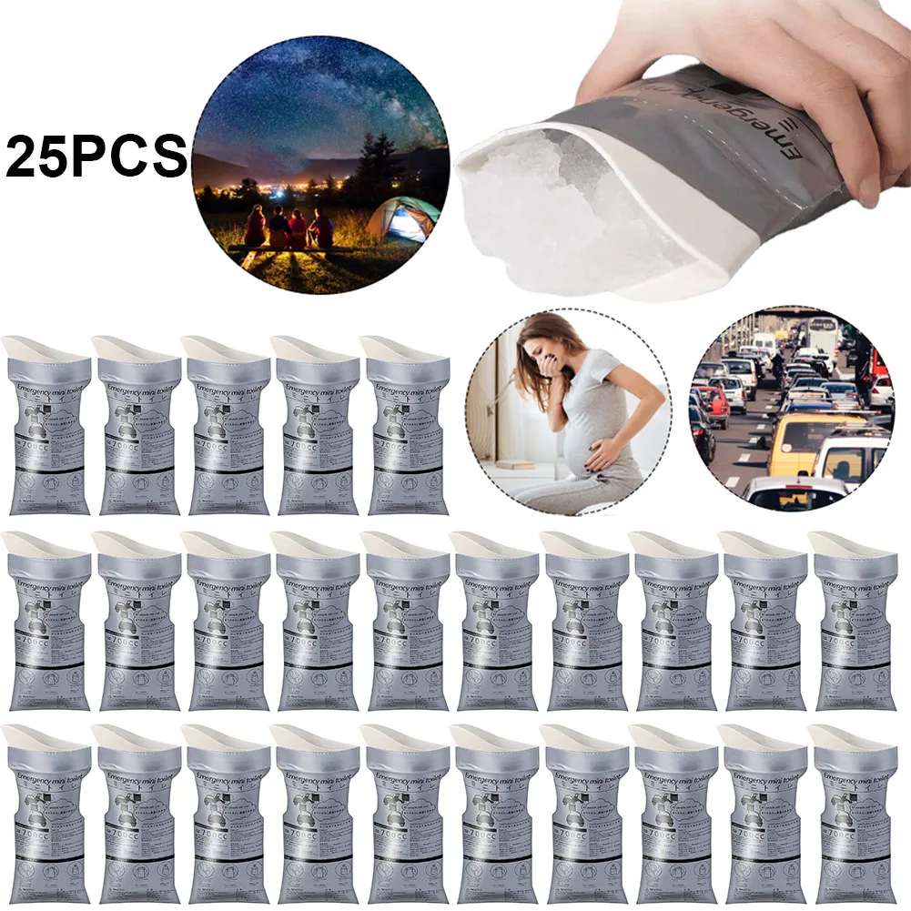 100-1PCS Outdoor Emergency Urinate Bags Disposable Piss Bags Travel Mini Mobile Toilet Portable Urine Bag Baby Vomiting Bag