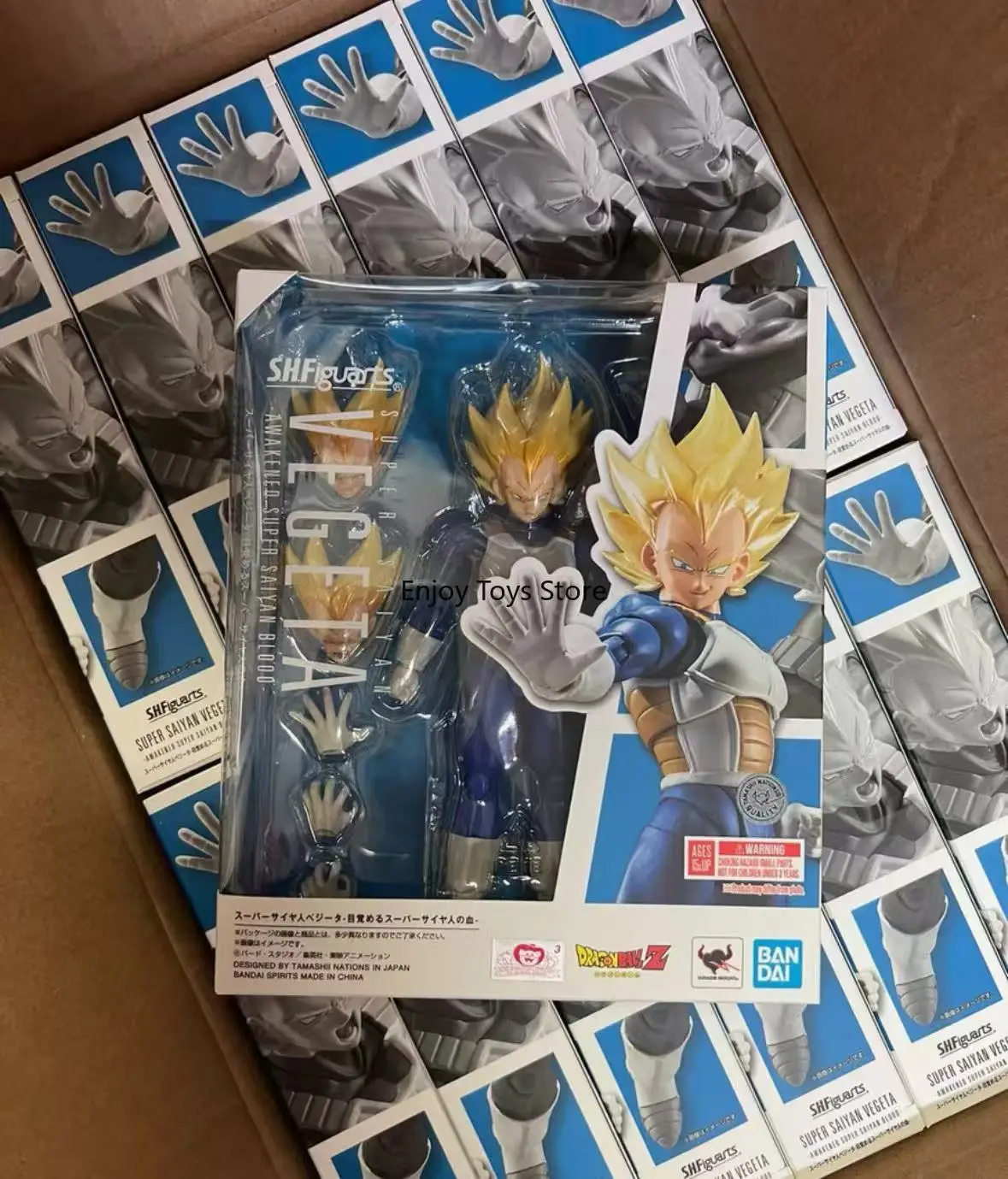 

In Stock Bandai SHF Vegeta Awakening Super Saiyan Blood Action Figure