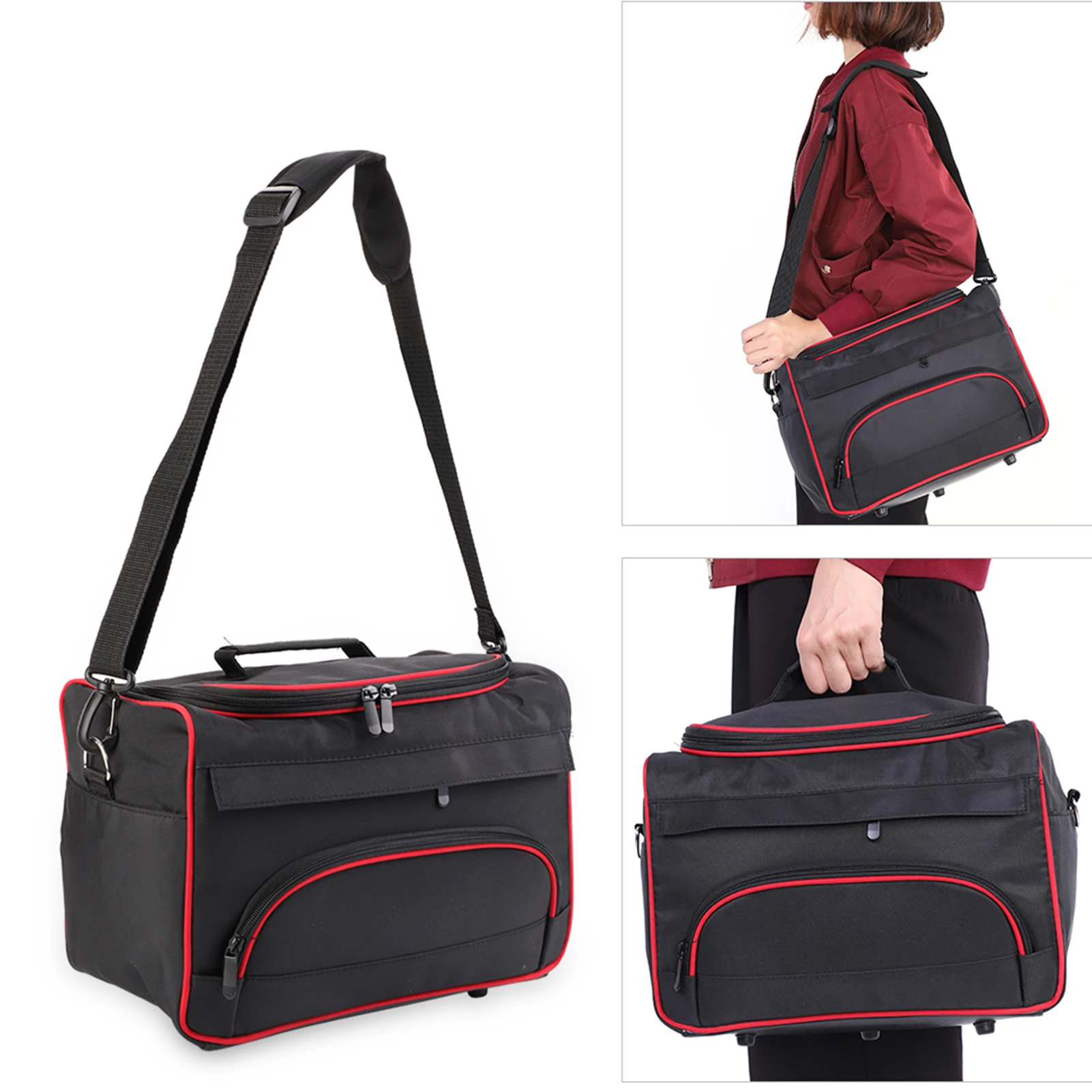 Multi-function Storage Bag Hairdressing Bag Scissor Bag Hair Stylist Cosmetic Organizer Grooming Toiletry Travel Bag Makeup Case