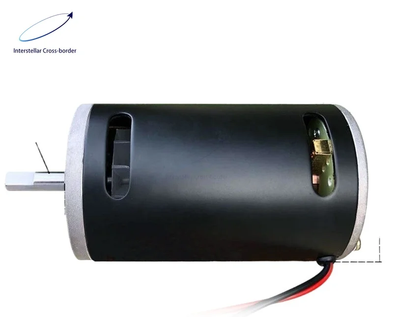 

Двигатель постоянного тока 220В 680Вт/400Вт 7000 об/мин для ленточной шлифовальной машины, с двойным подшипником, встроенным вентилятором охлаждения, быстрым отводом тепла, прочный