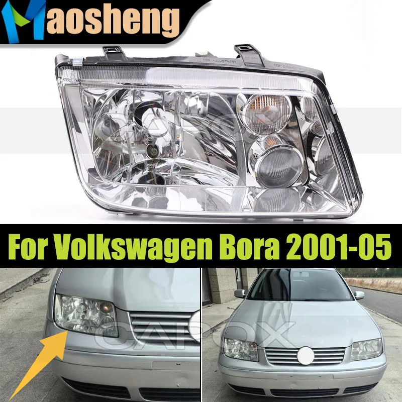 

Электрическая или ручная передняя фара для Volkswagen Bora 2001 2002 2003 2004 2005, фара