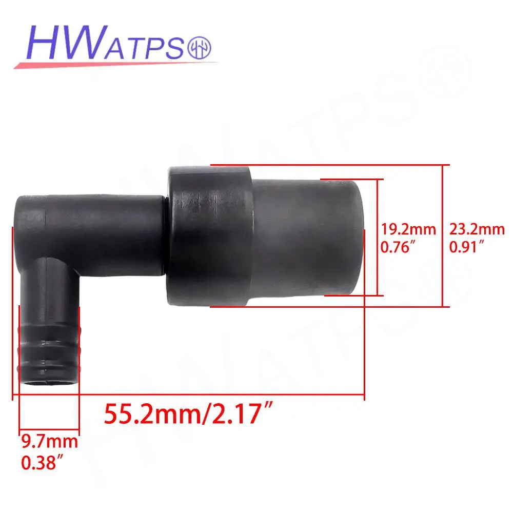 1PC PCV Valve D9ZZ-6A666-A EV98 Fit Ford Mustang F150 F250 F350 E150 E250 E350 Crown Victoria Bronco Thunderbird Ranger Fairmont
