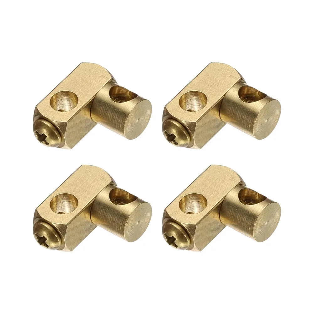 Brass Drain Link Basin Sink Waste Rod 5.2mm Diameter Hole 17x17mm Total Size Rust Proof Material For Daily Sink Use
