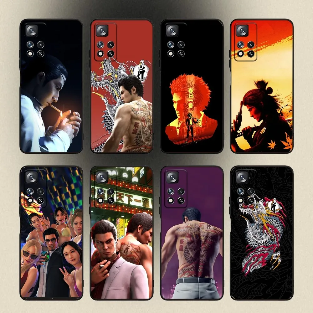 Japanese Game Yakuza Kiryu Dragon Phone Case For Samsung Galaxy A20,A21s,A22,A31,A32,A52,A53,A72,73,A80,A91 Soft Black Cover