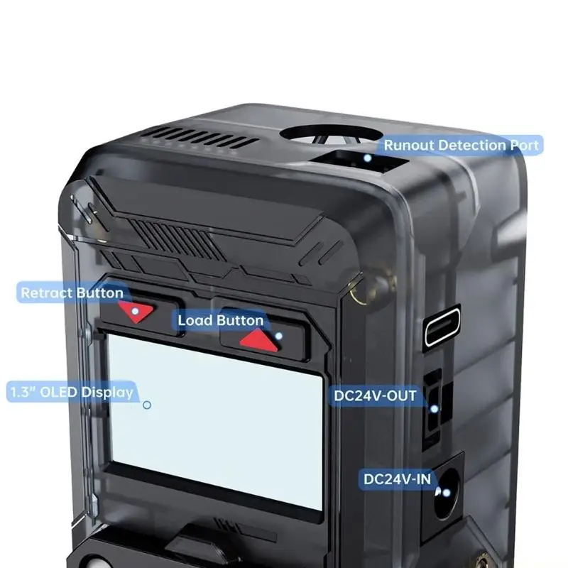 Precise Engineered Filaments Drive Unit Optimized For Lab 3D Printers