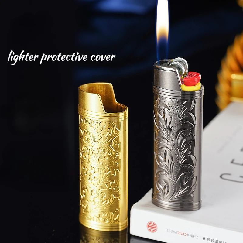 Hot-selling Large Tangcao Metal Lighter Set with Built-in Inflatable Lighter for Men, Smoking Gadgets and Smoking Accessories