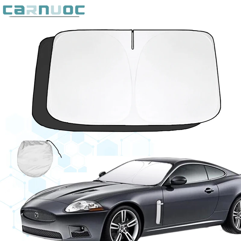 Cubierta de parasol plegable para ventana de coche, parasol, Protector de visera para Jaguar XK Series XK120 XK8 XKR 1997-2015