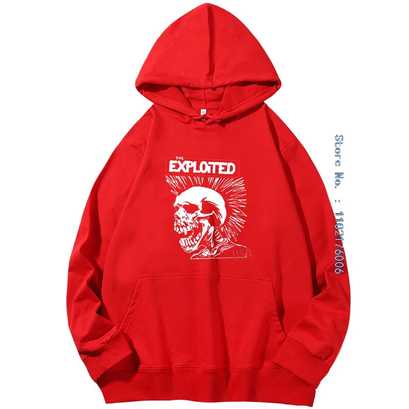 Hooded Shirt The Exploited Maggie Fashion Graphic Hooded Sweatshirts Spring Autumn Essentials Hoodie New In Hoodies Sweatshirts