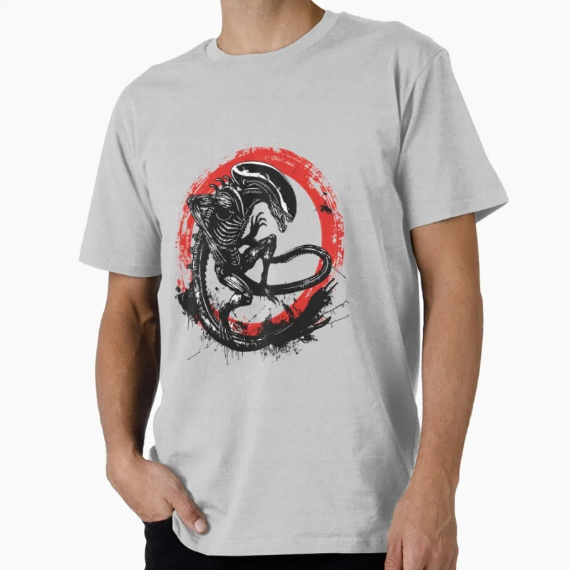 Dynamic Xenomorph 80s Retro Horror Sic-Fi Alien Gift T shirt Weyland yutani Lv-426 Space Monster Graphic clothes All size Tops