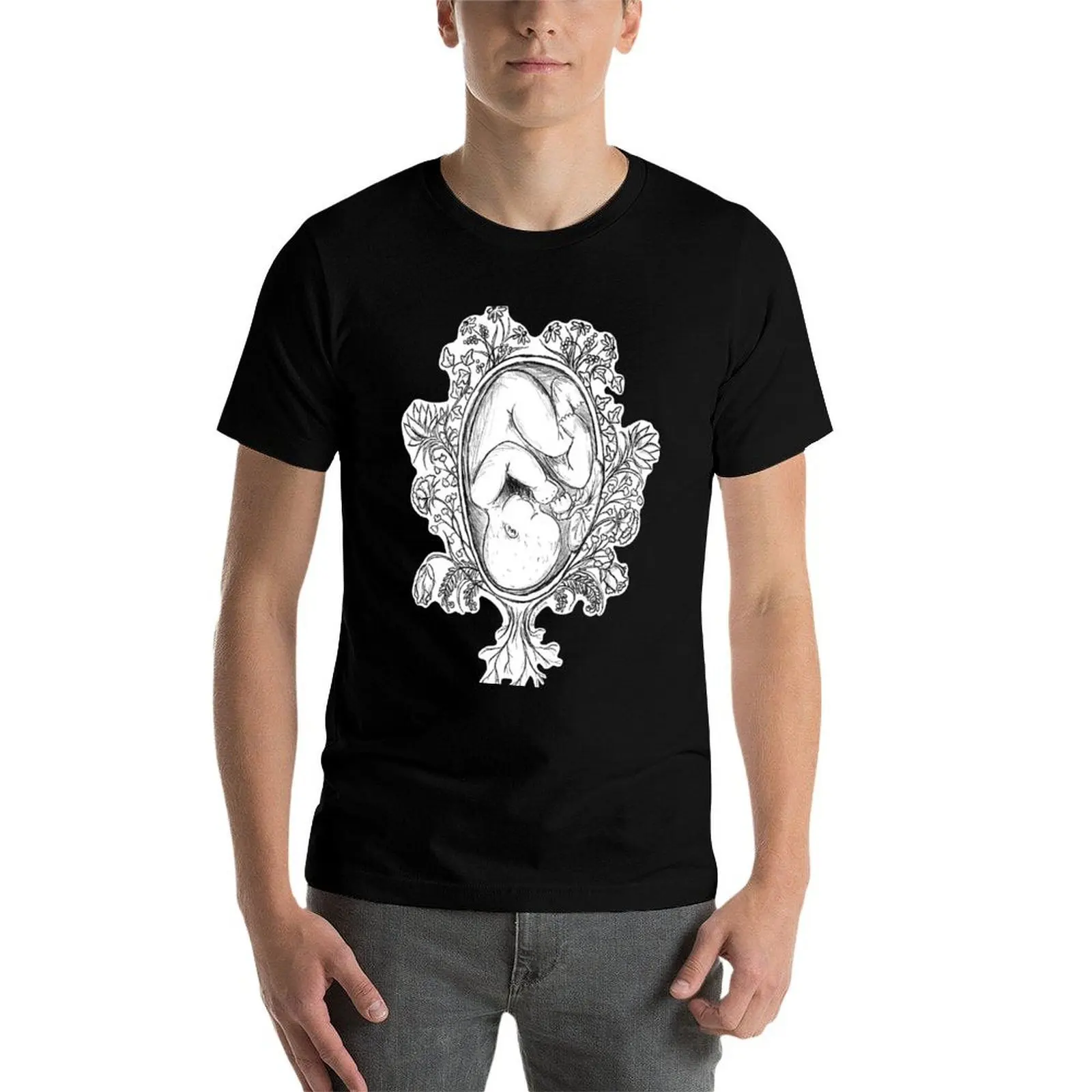 رحم حديقة تي شيرت رجل تي شيرت عالية الجودة الفاخرة العلامة التجارية رجل تي شيرت فاخر رجل تي شيرت للرجال تي شيرت #3