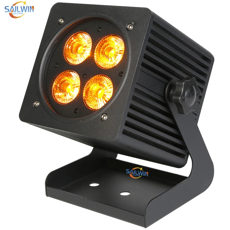 

TAX-FREE 2.4GHZ Battery Wireless IP65 LED Par Light APP WIFI 4X18W RGBAW UV Stage LED UPLIGHT For Wedding Party Event IR Remote