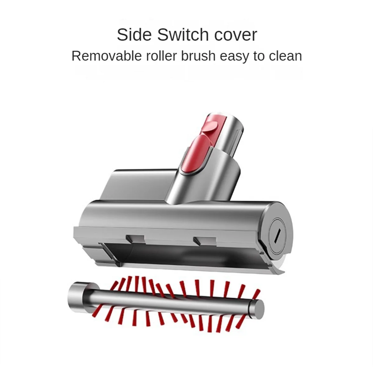 Mini Motorized Tool Brush Head for Dyson V7 V8 V10 V11 V15 Stick Vacuum Cleaner Mite Removal Suction Head ReplacementN02R