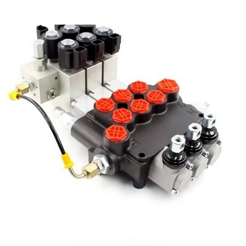 Manual electro-hydraulic single lock directional valve