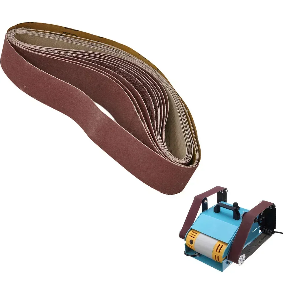 10Pcs Abrasive Belt 40x680mm Sanding Belts Sandpaper Band Crankshaft Polishing Belt For Electric Belt Sanding Machine Sander