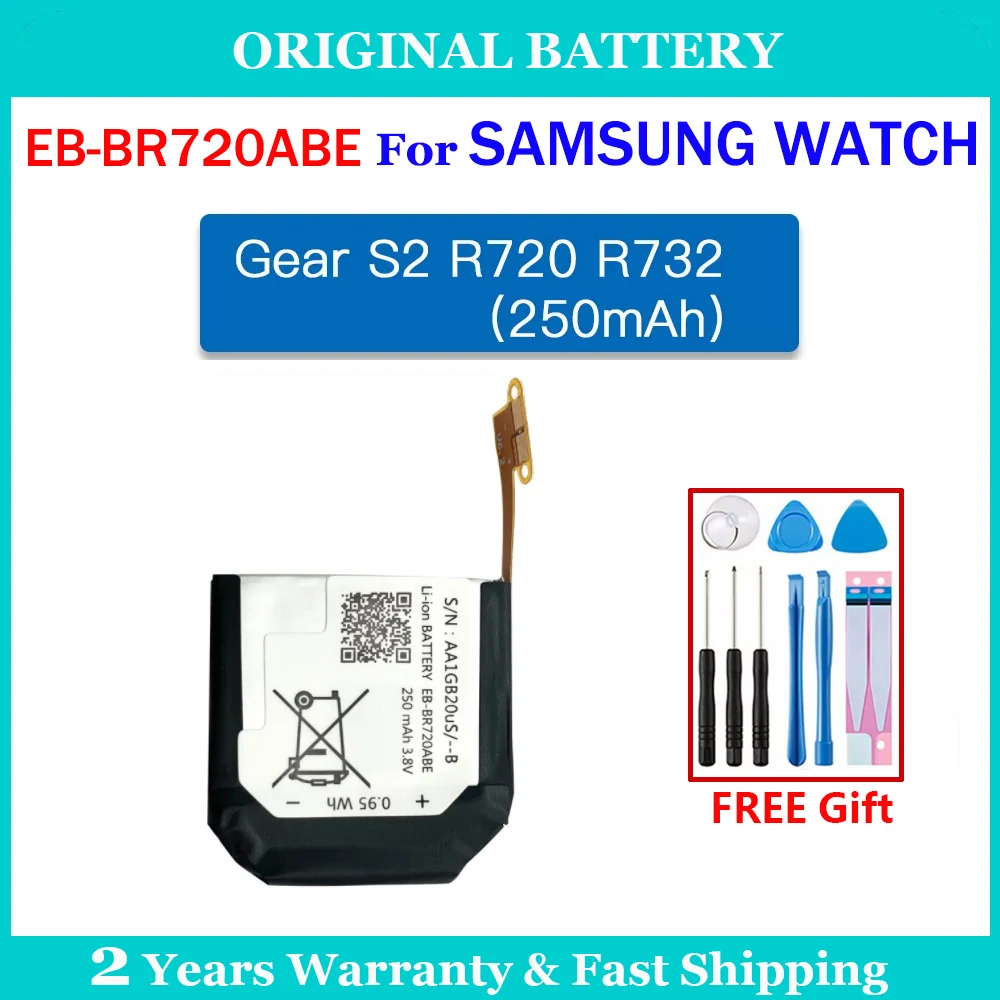 New Battery Genuine For Samsung Galaxy Watch Gear Live/S2 classic/Gear S4/Gear 1/Active 1 2 3/ Watch 3/ Gear S/Gear 2/WATCH 4