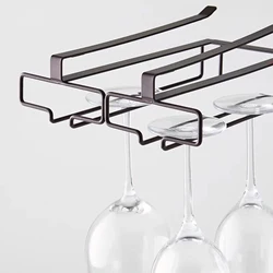 Punch-Free Inverted Drainage Wine Glass Holder Household Stemware Goblet Racks For Cocktail Glasses
