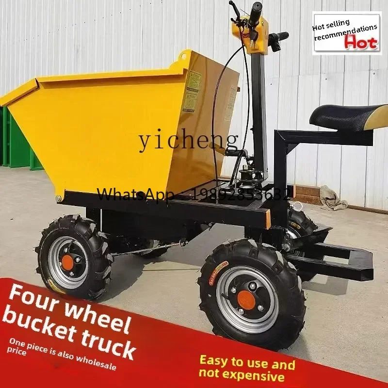 

JX construction site electric dump truck trolley pulling brick concrete agricultural transportation truck