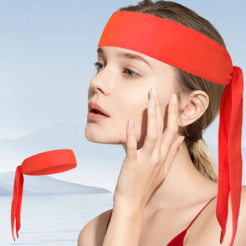 Esportes suor bandana correndo headwear absorção de suor bandana basquete antitranspirante toalha suor banda futebol bandana