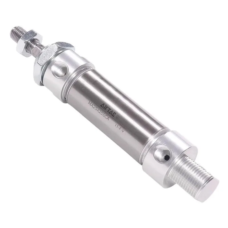 AIRTAC Pneumatic MA32 Stainless Steel Mini Cylinder Stroke 20 25 30 40 50 75 100 125 150 160 175 200 300 400 500mm Double Acting