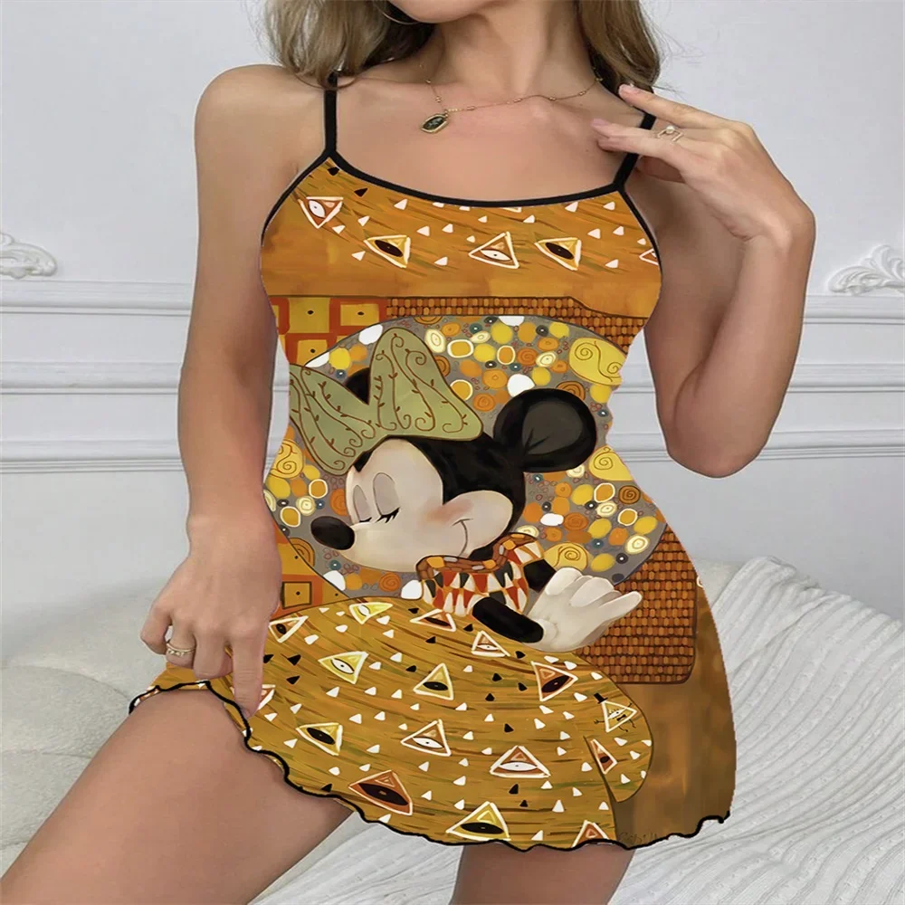 

Disney New in Women's Sleepwear for Women and Sexy Nightgown Luxury Night Wear Woman Sexy Night Dresses D/party Mickey Erotic