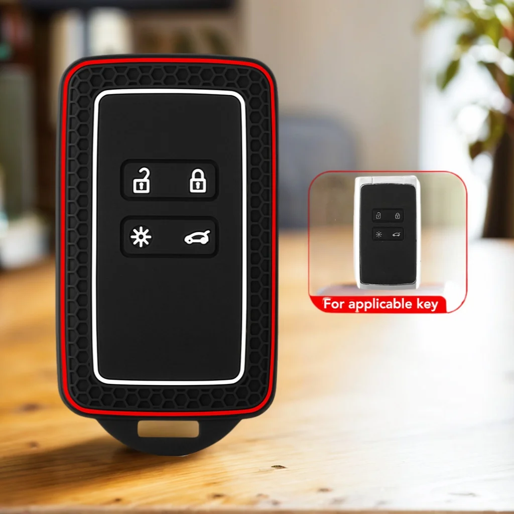 

Чехол для дистанционного ключа автомобиля, брелок для Renault Koleos Kadjar Clio Captur Megane Talisman Espace Zoe Scenic 4, Arkana Dacia Sandero