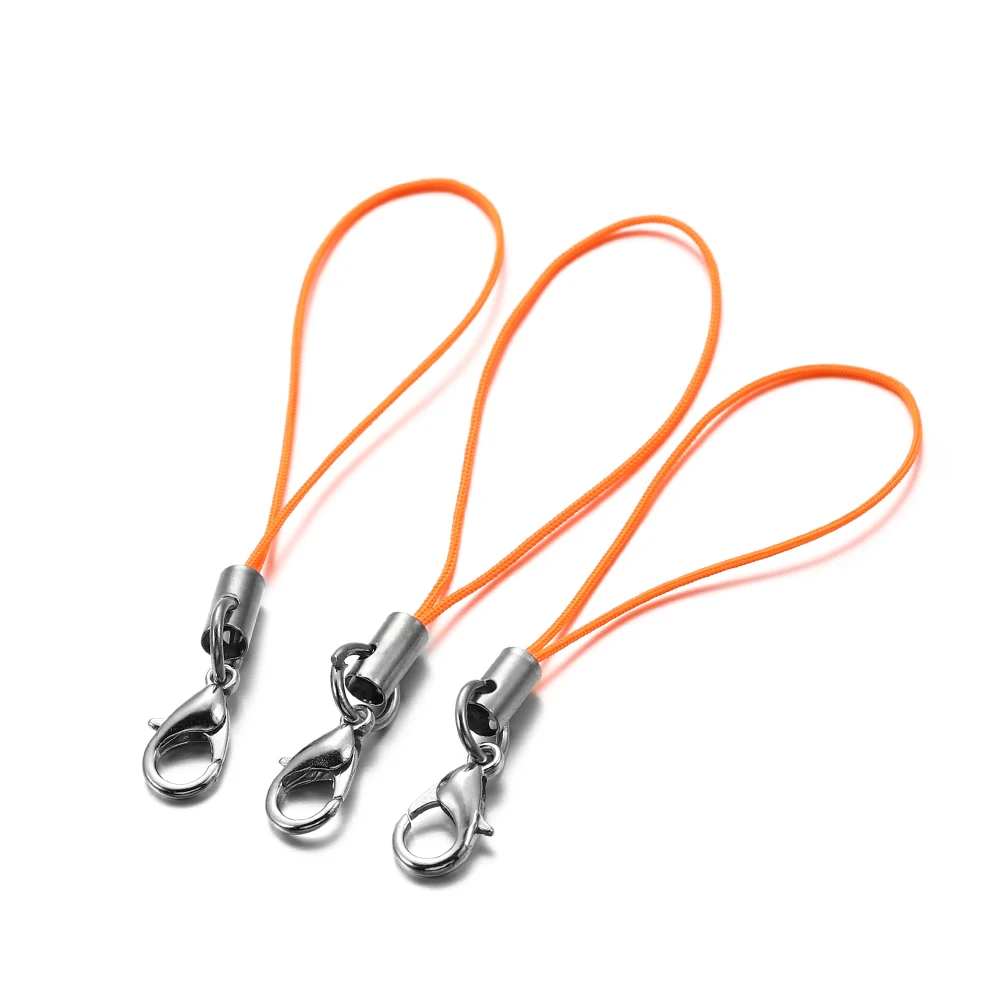 20/50/100 Stück Lanyard Lariat Strap Cords Karabinerverschluss Seil Schlüsselanhänger Haken Handy Set Charms Schlüsselanhänger Anhänger Schlüsselanhänger Zubehör